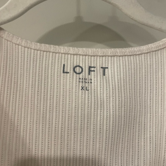 LOFT Ruffle Square Neck Top - Picture 3 of 5